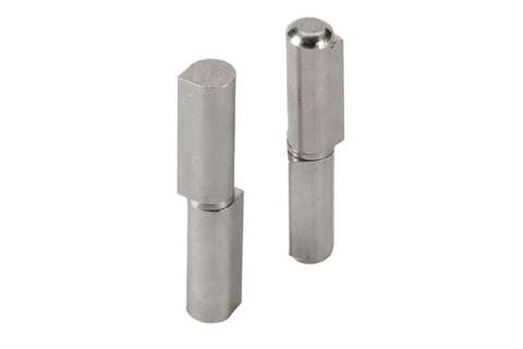 RVS aanlaspaumelle 80mm - ronde kop