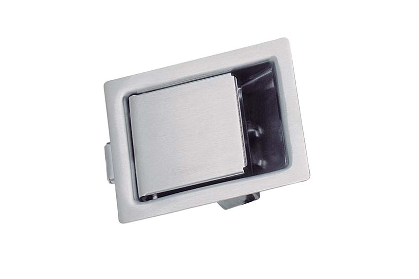 Paddle latch - ss - without key - 124x98mm 
