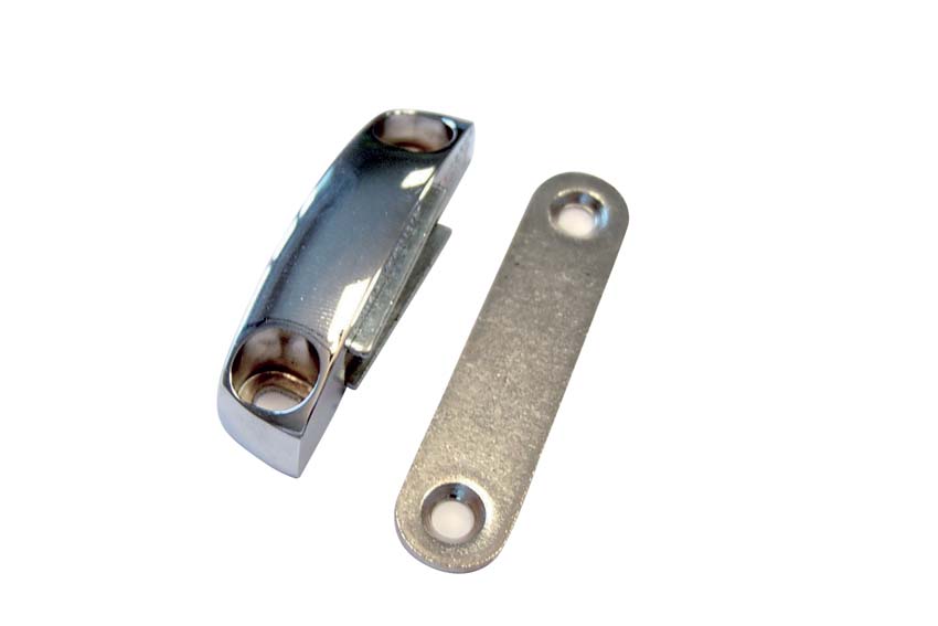 Magneetsluiting opbouw -verchroomd zamac 