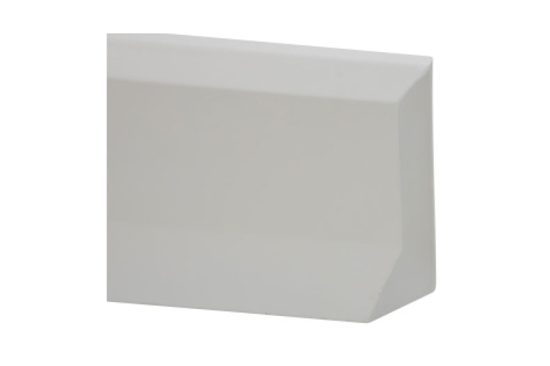 Endkappe 500mm Rechts - Betonsockelleiste 