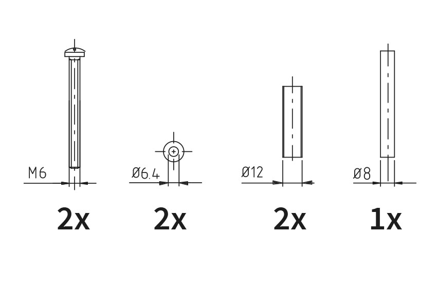 Kit 5000AB - 101/120 mm pour 5325 ABV 