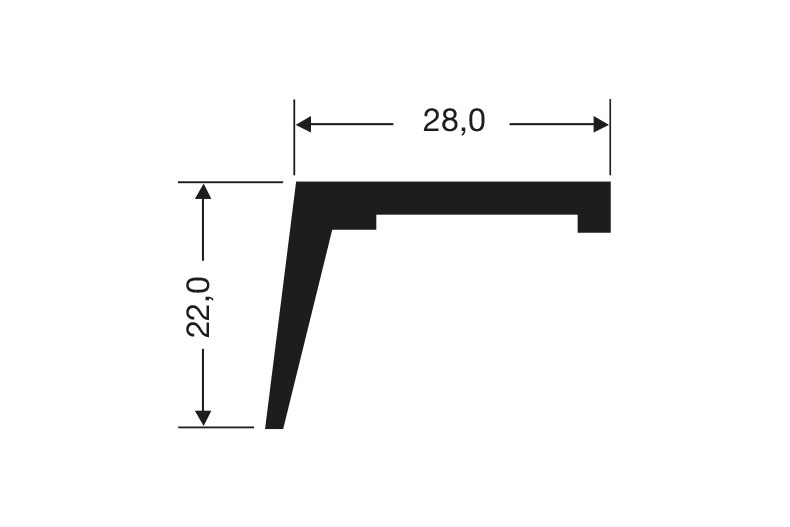 Gummidichtung Schwarz 
