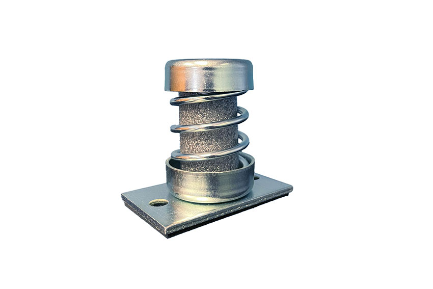 Antivibrationsfeder mit Fuss M8 - max. 75kg 