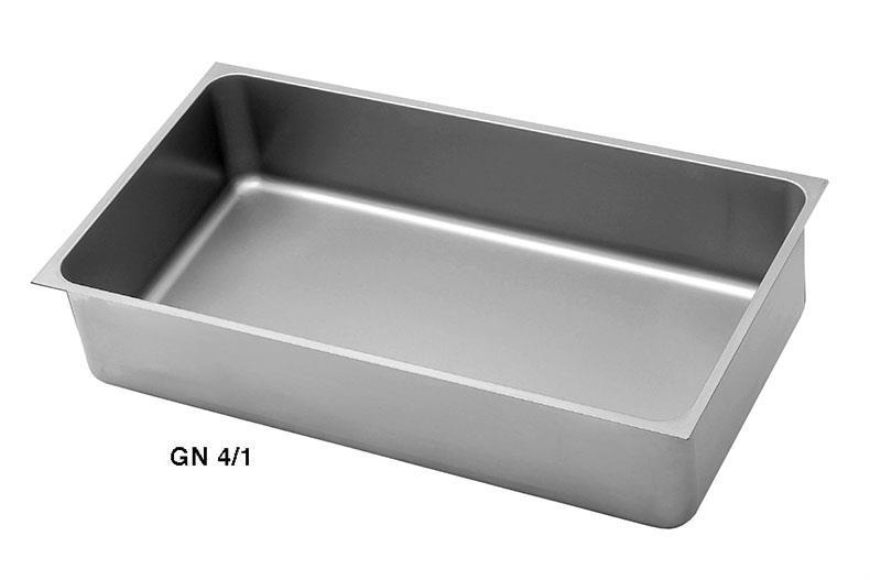 CNS Bain-marie-behälter Gn 4/1 Einschw. - Ohne Öffnung 