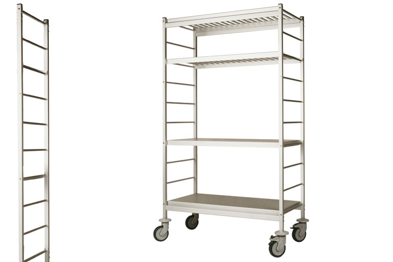 Echelle alu 1450x500mm pour rayon mobil - roues exclus 