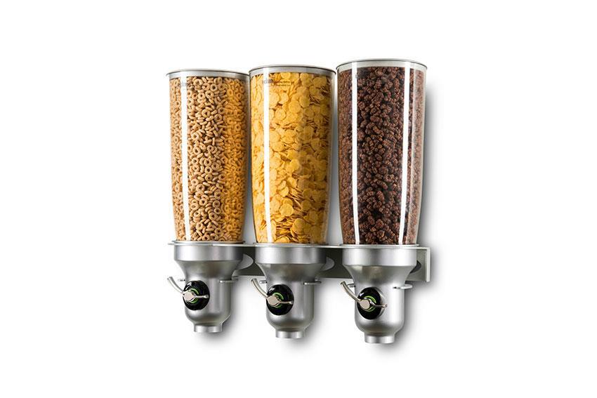 Distributeur free flow - 3x 5l - montage mural 