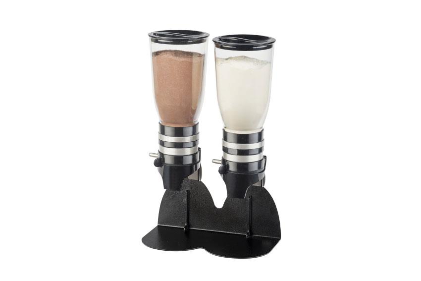 Coffee dispenser with portion control - 2x 1,5l - metal stand 