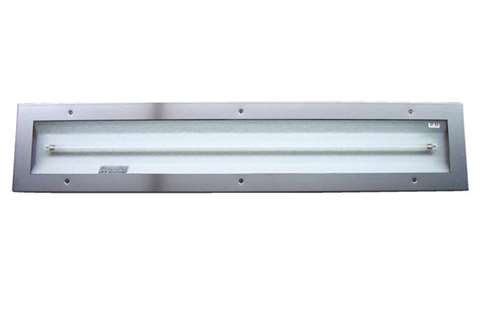 Inbouwverlichting AISI304 - ip55 - 1600x200x54mm - 1x49w t5
