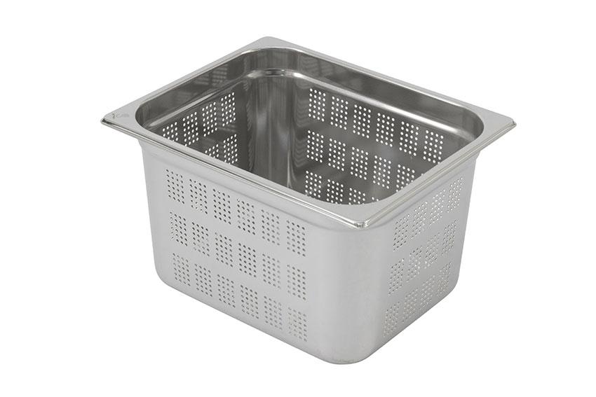 GN1/2 - 200mm RVS recipient - geperforeerd - Premium Line 