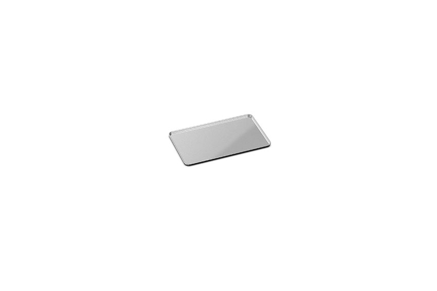 Plat de présentation - inox 180x110x5mm - AISI304 