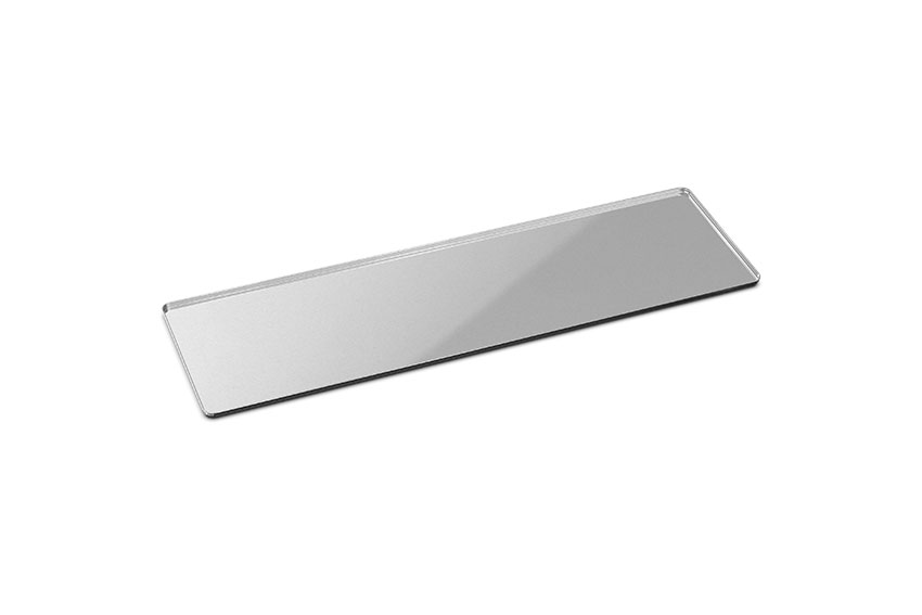 Plat de présentation - inox 530x160x5mm - AISI304 