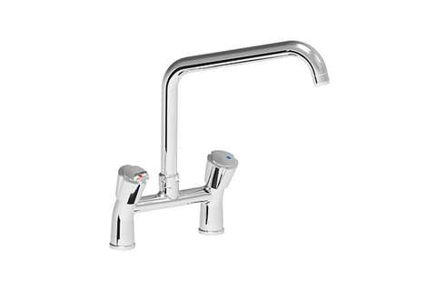 Dubbelgats mengkraan 'a-line' - tafelmodel - 2 draaiknoppen - 250mm