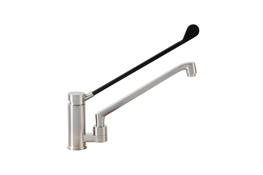 Inoxo ELB RVS elleboogkraan met uitloop 250 mm 