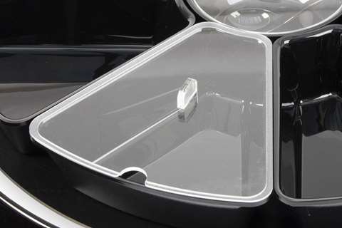 Deckel mit Löffelaussparung - für Schale Carrousel 45°