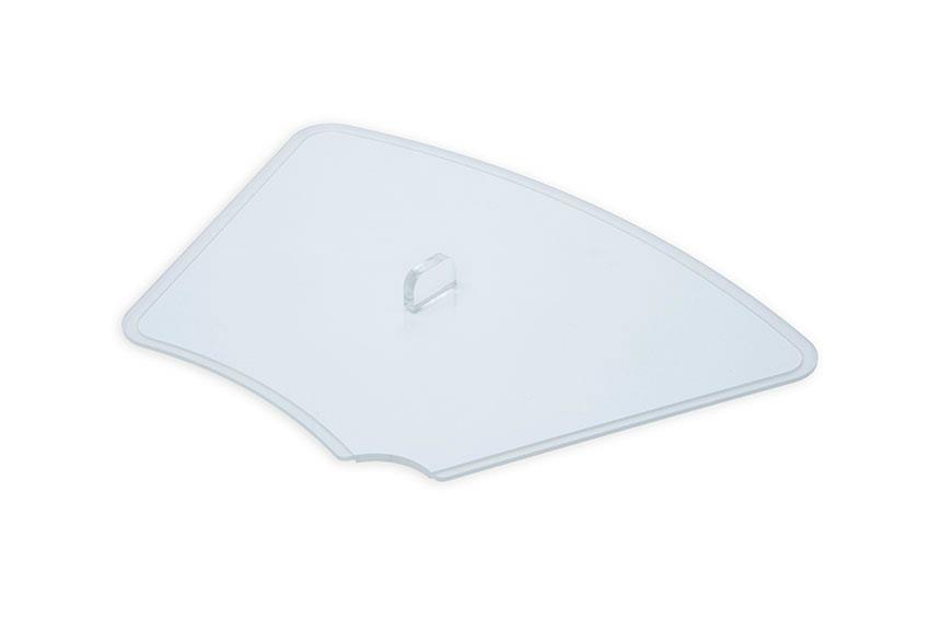 Deksel met lepeluitsparing - voor petale 45° - 265x265x50mm 