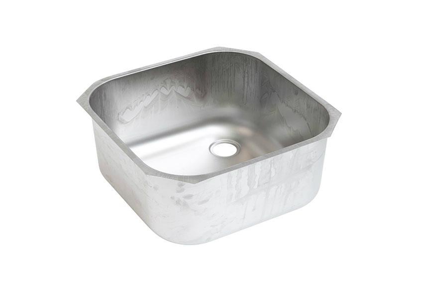 Sink 400x400x200mm - inox 316 - without overflow 