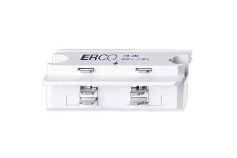 Erco track coupler - for linum heating lamps