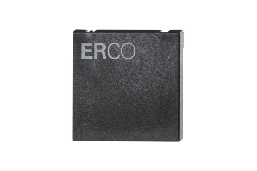 Erco track plaque d'extrémité - pour lampes chauffantes linum 