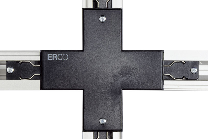 Erco track connexion croisée - pour lampes chauffantes linum 