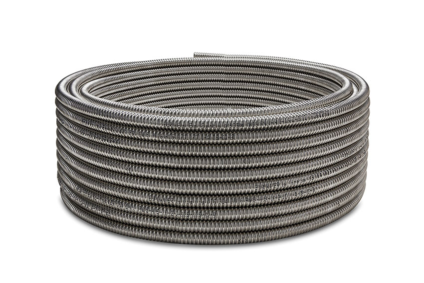 Tuyau flexible en acier inoxydable dn25 - 50mtr/rol - AISI304 