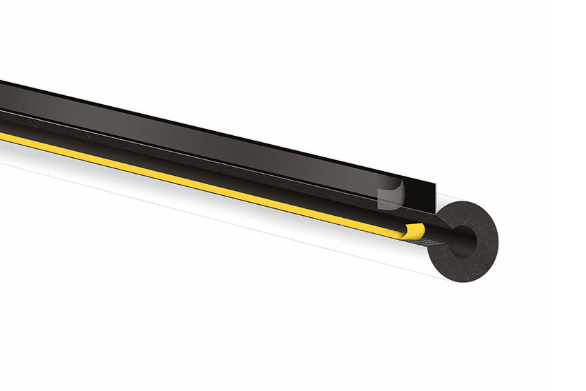 Isolation de tuyau 19mm bande adh - dn32 - 2mtr/lng 