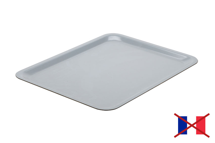 Tray gold melamine - 460x360mm - free flow 