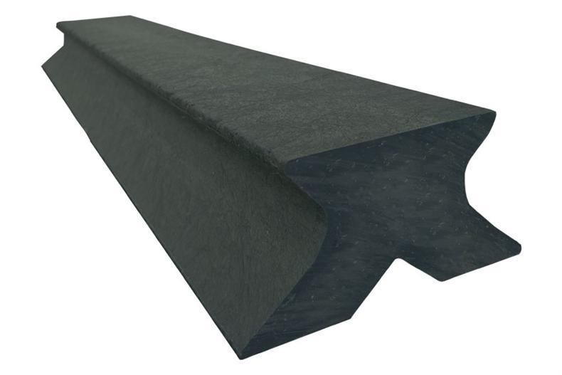 Montageschiene Kunststoff Schwarz X-base - L=1800mm * 80/120mm - 60mm D. * 