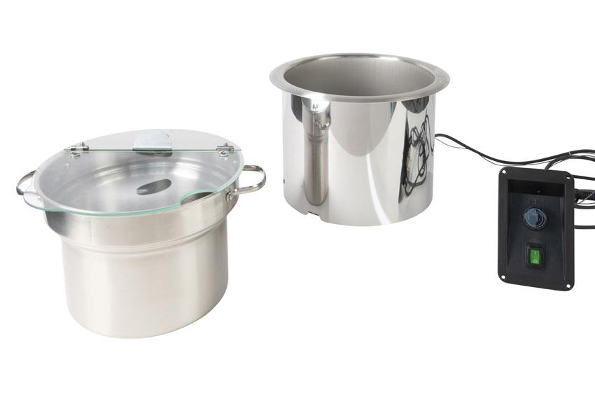 Soup well - complete with cover - 9l - 350w - 230v - 50hz 