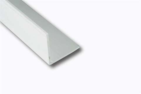 RECHT L-PROFIEL COMPOSIET - 100 X 50 MM STANDAARD WIT - 4MTR/LNG