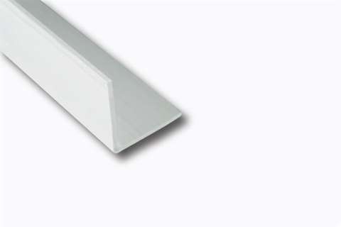 RECHT L-PROFIEL COMPOSIET 135 X 40 MM STANDAARD WIT - 4MTR/LNG