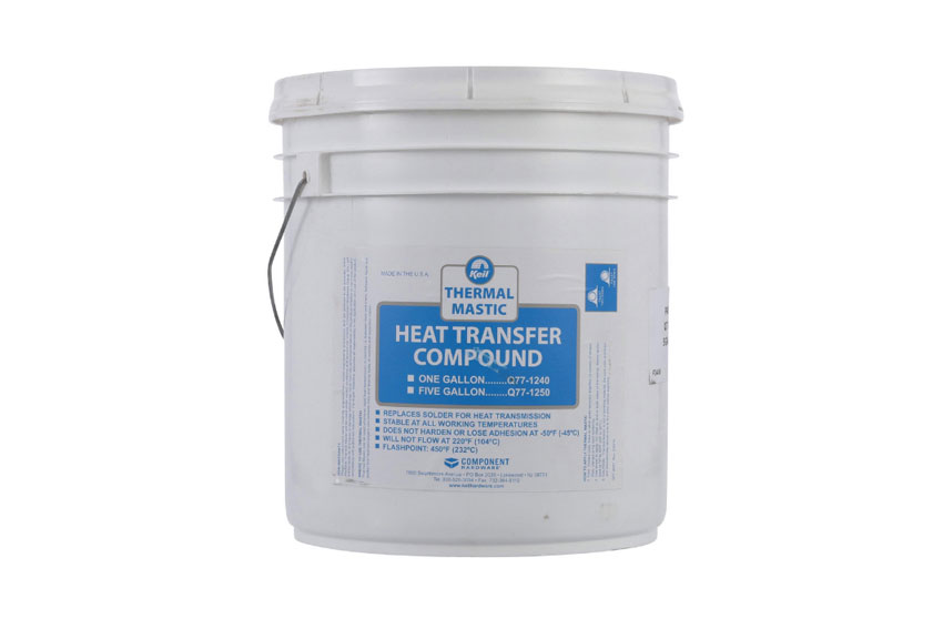 Mastic conducteur thermique - seau 19l 