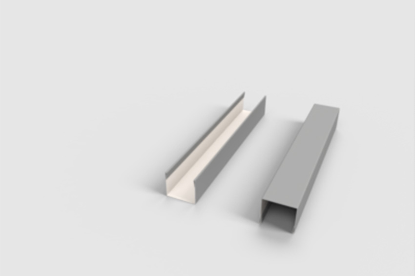 U-Profil – 40x40x40mm – 3mtr/lng – lackierter Stahl 