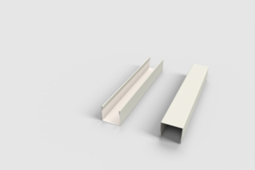 U-Profil – 40x40x40mm – 3mtr/lng – lackierter Stahl 