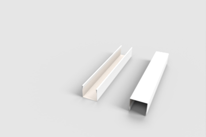 U-Profil – 40x40x40mm – 3mtr/lng – lackierter Stahl 
