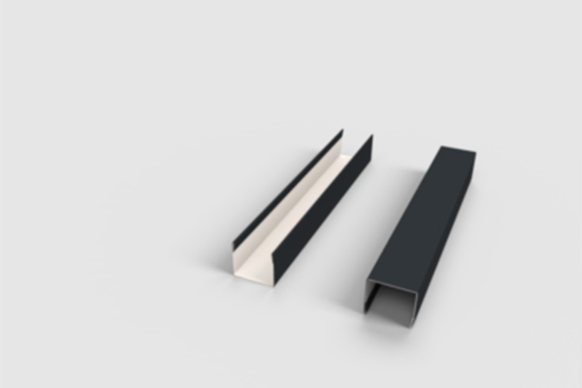 U-Profil – 40x40x40mm – 3mtr/lng – lackierter Stahl 