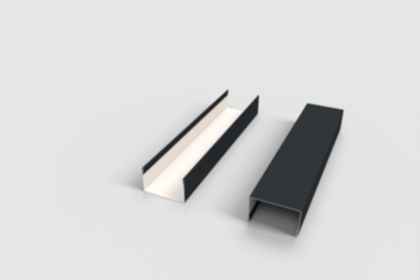 U-Profil – 40x60x40mm – 3mtr/lng – lackierter Stahl 