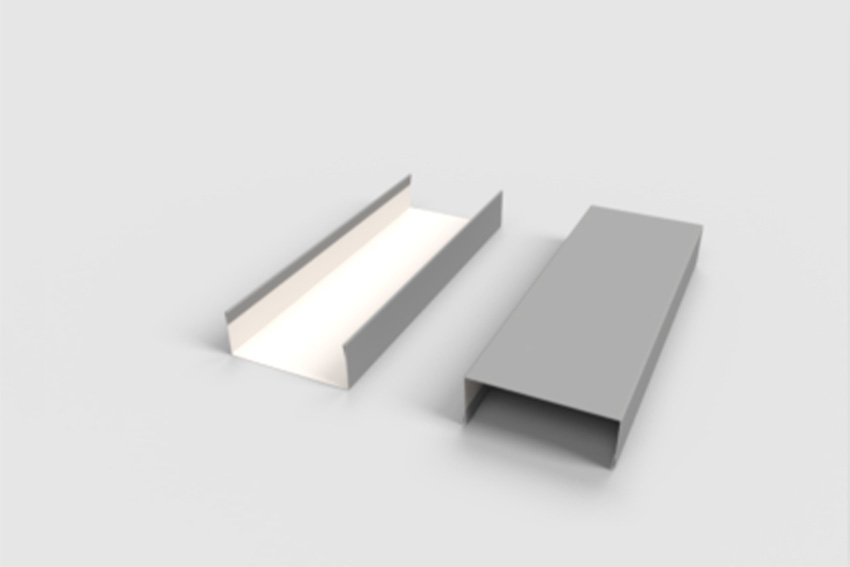 U-Profil – 40x80x40mm – 3mtr/lng – lackierter Stahl 