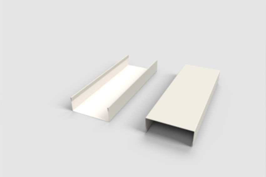 U-Profil – 40x80x40mm – 3mtr/lng – lackierter Stahl 