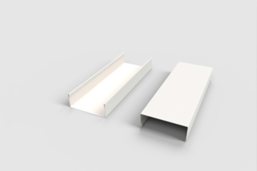 U-Profil – 40x80x40mm – 3mtr/lng – lackierter Stahl 