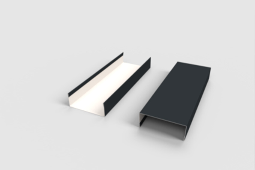 U-Profil – 40x80x40mm – 3mtr/lng – lackierter Stahl 