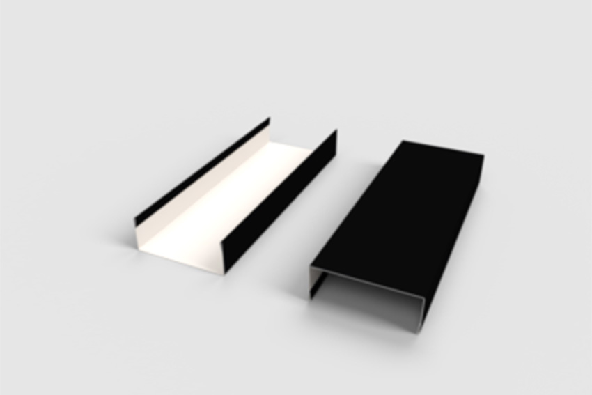 U-Profil – 40x100x40mm – 3mtr/lng – lackierter Stahl 