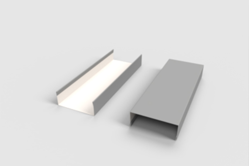 U-Profil – 40x100x40mm – 3mtr/lng – lackierter Stahl 