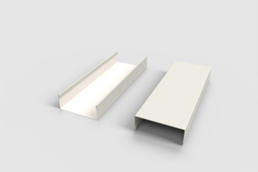 U-Profil – 40x100x40mm – 3mtr/lng – lackierter Stahl 