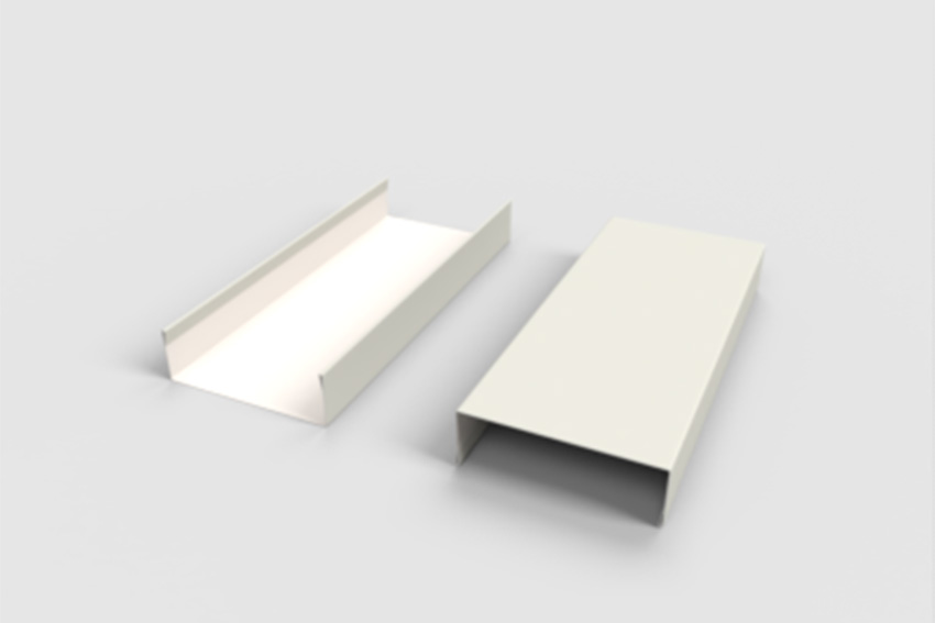 U-Profil – 40x120x40mm – 3mtr/lng – lackierter Stahl 
