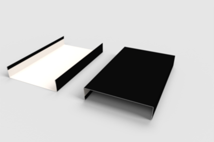 U-Profil – 40x180x40mm – 3mtr/lng – lackierter Stahl 