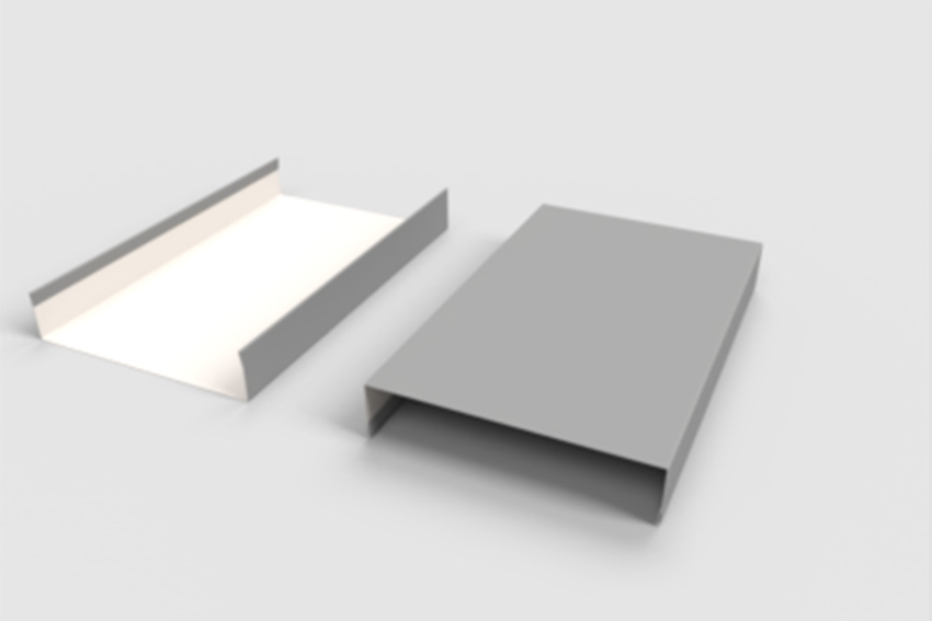 U-Profil – 40x180x40mm – 3mtr/lng – lackierter Stahl 