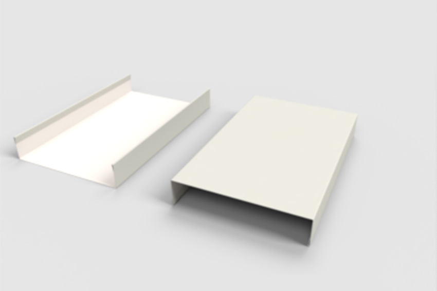 U-Profil – 40x180x40mm – 3mtr/lng – lackierter Stahl 