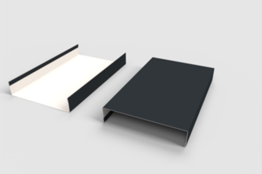 U-Profil – 40x180x40mm – 3mtr/lng – lackierter Stahl 