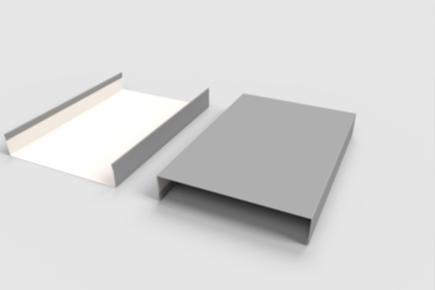 U-Profil – 40x200x40mm – 3mtr/lng – lackierter Stahl 