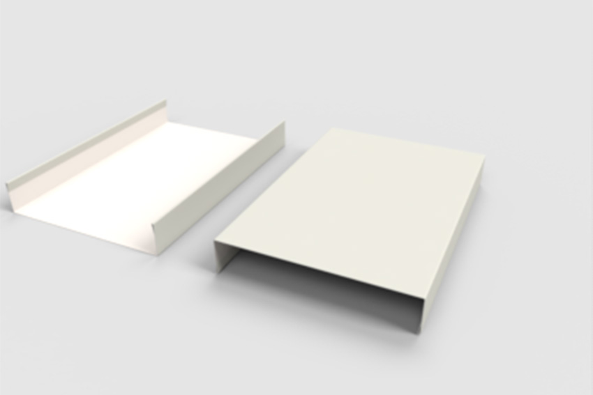 U-Profil – 40x200x40mm – 3mtr/lng – lackierter Stahl 